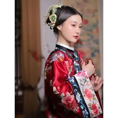 Chinese Traditional Qing Dynasty Qipao Dress Printing Improved Cloak Cheongsam • $112.89