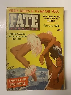 FATE February 1956 Vintage Pulp Magazine VG+ • $17.95