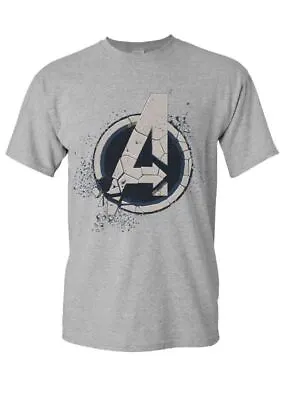 Marvel Avengers Infinity War Logo T-shirt Short Sleeves Crew Neckline Cotton Tee • £10.36