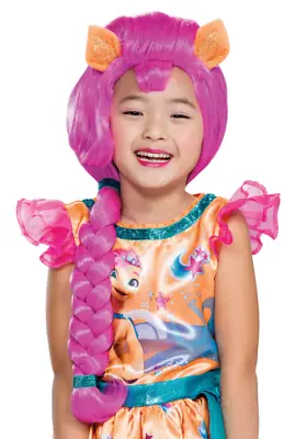 My Little Pony Sunny Starscout Halloween Costume Wig Pink Hair With Ears Braid • $14.99