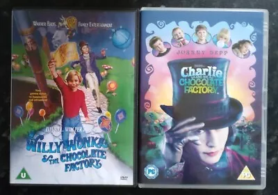 Willy Wonka/Charlie And The Chocolate Factory (1 & 2 Film Double Feature Movie)  • £5.99