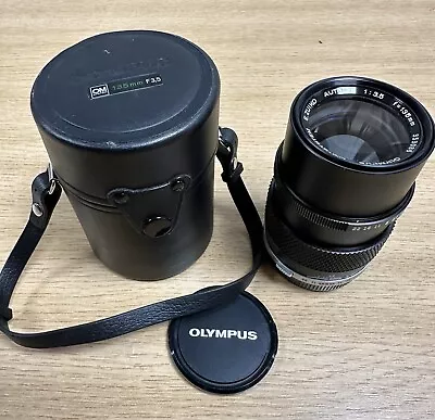 Olympus E Zuiko Auto T 135mm F3.5 Telephoto Manual Lens -Exc Condition • £39.99