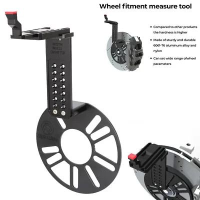 Universal 4 Or 5 Lug Wheel Fitment Offset Measurement Gauge Hub Tool Offset Tool • $43.99