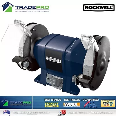 Electric 250w Bench Grinder Rockwell 150mm Cutter Industrial & Grinding Wheels • $99.50