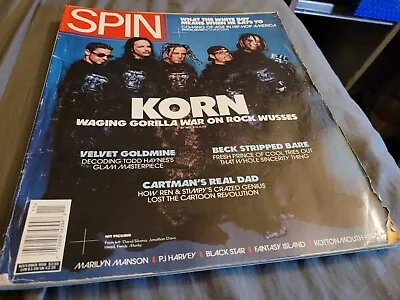 SPIN Magazine Korn Beck Marilyn Manson PJ Harvey Black Star Amy Rigby  • $24.50