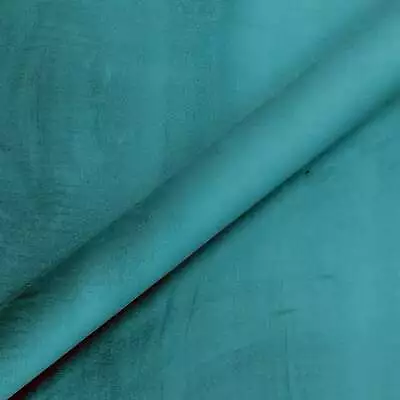 Teal Modern Solid Velvet Fabric 54  • $21.99