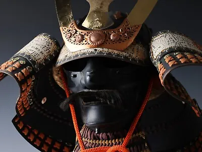 Japanese Samurai Wearable Kabuto Helmet With A Mask -Marutake Kohnin Product- • $1518.38