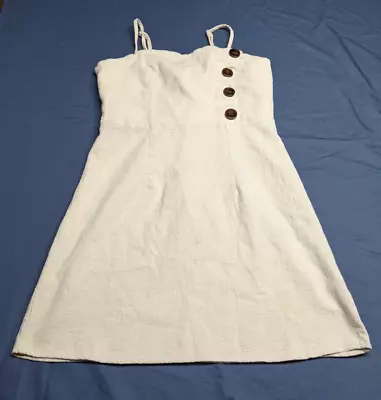 Women's Zaful Dress Ivory Short Sleeveless Size S • $15