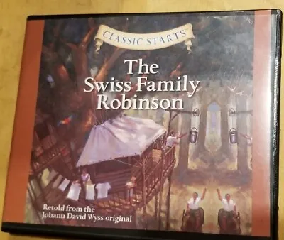 $10.90 • Buy SWISS FAMILY ROBINSON- Classic Starts Audio Series 2 CD Set,Preowned Very Good 