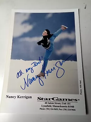 Nancy Kerrigan Signed 4x6 Glossy Photo TTM Autograph Olympic Gold  All My Best  • $25