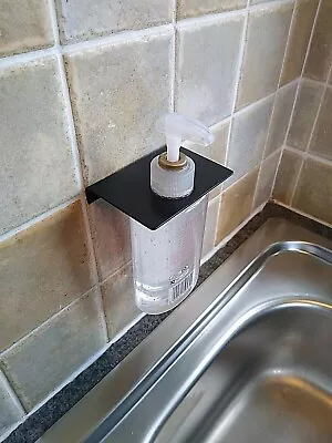 £4.20 • Buy Hand Gel Or Soap Bottle Dispenser Holder Wall Bracket - 4 Colours Available