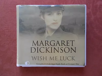 Audio Book CD - Wish Me Luck - Margaret Dickinson • £2.20