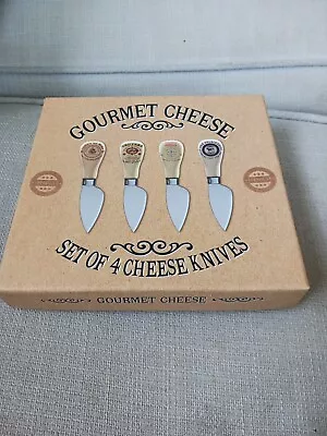 Gourmet Set Of Four Cheese Knives New • £8.99