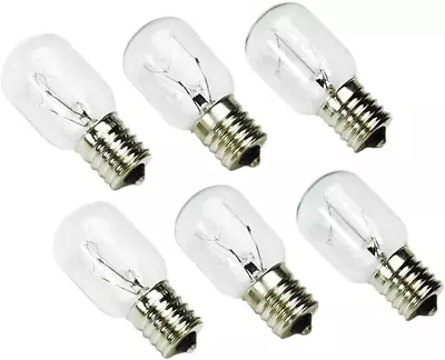 8206232A Whirlpool Microwave Light Bulb6 Pack 40W 125V E17 Microwave Oven Repl • $12.99