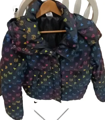 Victoria’s Secret VS PINK Rainbow Ombré Puffer Jacket Coat! P-Small! RARE HTF! • $150