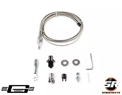 Mr. Gasket Universal Adjustable Stainless Steel Braided Throttle Cable Set 5657 • $73.43