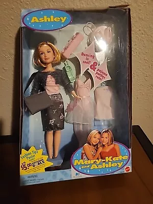 MARY-KATE AND ASHLEY Ashley Doll Dancing Ballet Pajama Party MATTEL 1999 In Box • $43