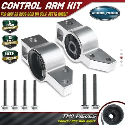 $30.99 • Buy 2x Front Lower Rearward Control Arm Bushing W/ Screws For Audi A3 VW Golf Jetta