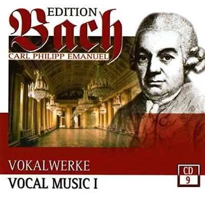 Bach C.P.E. - Vocal Music-1 - Bach C.P.E. CD LMVG The Cheap Fast Free Post • £3.72