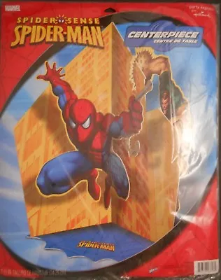 $8.24 • Buy Hallmark Party Express Spider-Man 13.5  Table Centerpiece Birthday NEW Sense