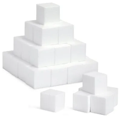36 Pack Blank Foam Cubes And Square Blocks For Arts And Crafts 2 X 2 X 2 Inches • $17.99