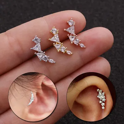 Stainless Steel Jewelry Dangle Nose Studs Nose Rings Nose Nails Body Piercing • $3.91