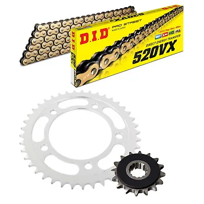 Kawasaki ER 500 ER5 2005 X-Ring Silent DID Gold Chain & Sprocket Kit • £85.98