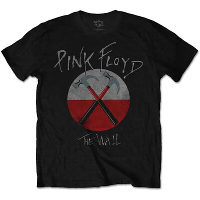 Pink Floyd T-Shirt The Wall Hammer Rock Band Official Black New • £14.95