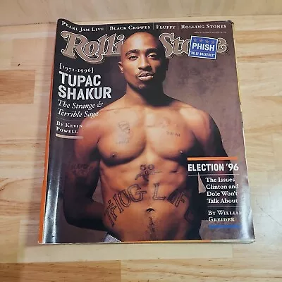 $29.95 • Buy Rolling Stone Magazine Issue 746 October 31,1996 Tupac Shakur NO LABEL