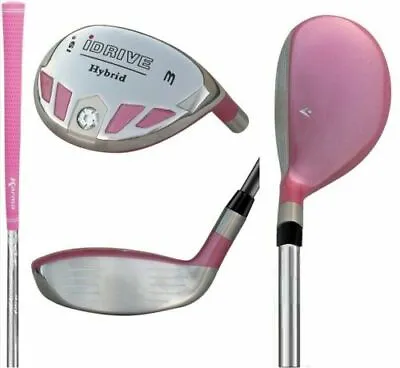 $99.95 • Buy PINK HYBRID CLUBS (CHOOSE #2 To LW TaylorMade, Callaway, IDrive Graphite Shaft) 