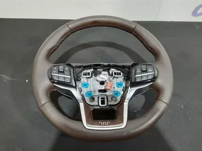 21 2021 Ford Explorer King Ranch Oem Steering Wheel Assembly Brown Leather  • $275.40