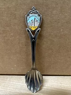 The Renaissance City Detroit Michigan Vintage Souvenir Spoon Collectible Box148 • $9.99