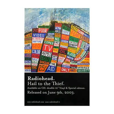  Radiohead - Hail To The Thief Poster • £15