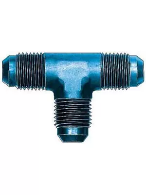 Aeroquip Fitting Adapter Tee 4 AN Male X 4 AN Male X 4 AN Male Alumin (FCM2061) • $59.04