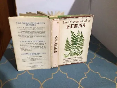 Observers Book Of Ferns 1954 • £29.99