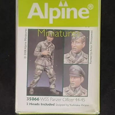 Alpine Miniatures 1/35th WSS Panzer Officer Resin Kit 35066 NIP • $14.99