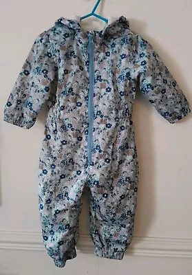 Girls 12-18 Months Puddle Suit / Rain Suit • £0.99