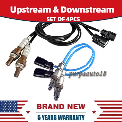 4Pcs Upstream & Downstream O2 Oxygen Sensor For 2011-2014 Ford Edge 3.5L 3.7L US • $72.99