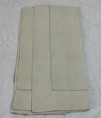 Vintage Show Towel Or Dresser Scarf Linen Antique White • $7.45