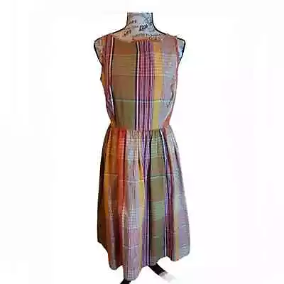 Isaac Mizrahi For Target  Retro 50' S Plaid Dress. Size 6 • $40