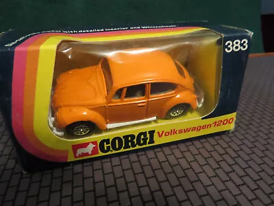 Vintage  Corgi 383 Volkswagen 1200  Old Store Stock! • $29.99