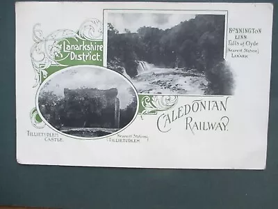 Caledonian Railway Lanarkshire District Tillietudlem Castle Bonnington P/m 1905 • £15