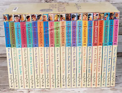 £55 • Buy Famous Five Enid Blyton 21 Book Box Set New Sealed  RRP £125 Christmas Gift
