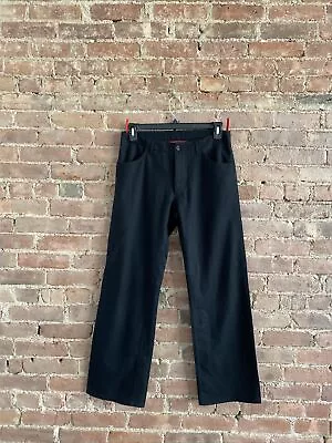 Vintage Prada Linea Rosa Men’s Wide Leg Pants Sz IT 48/US 32 X 29 Fuzzy Italy • $173.44