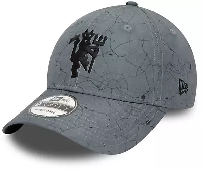 Manchester United New Era 9Forty All Over Print Grey Team Cap • £29.95