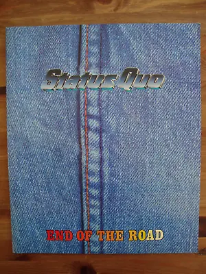 £8 • Buy Status Quo End Of The Road Programme.