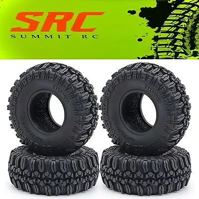 1.0  Mud / All Terrain Tires For TRX4M Axial SCX24 FCX24 1/24 1/18 RC Crawler • $18.99
