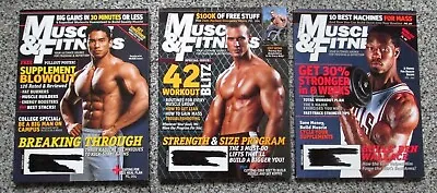 Muscle & Fitness Magazines Lot Of 3 October-December 2006 Ben Wallace Like New  • $14.95