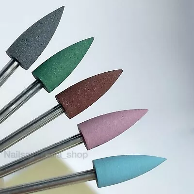 Silicone Bit Cone Cuticle Polisher Rusiian E-file Manicure  • $4.50