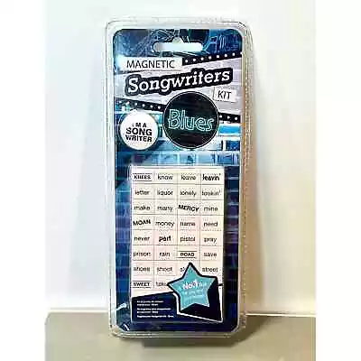 Magnetic Songwriters Kit Fridge Magnet Words Language Music THE BLUES • $10